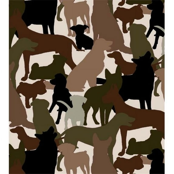 Andreas TRS-171 Dog Camo Square Trivet, Pack of 3