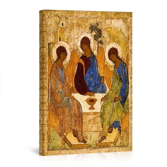 Andrei Rublev Holy Trinity Religious Wall Art Canvas