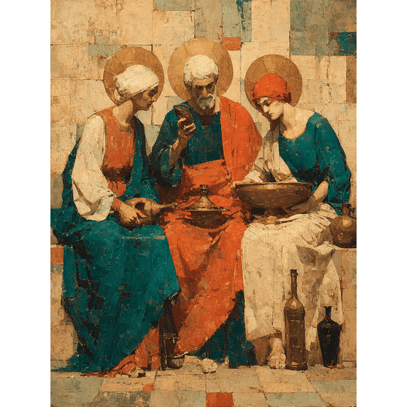Andrei Rublev The Trinity Canvas Print, Classic Art Reproduction ...