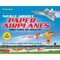 Pre-Owned Andrew Dewar: Scale Model Paper Airplanes Kit: Iconic Planes That Really Fly! Slingshot Launcher Included! - Just Pop-Out and Assemble (14 Famous Pop-out Airplanes) (Hardcover)