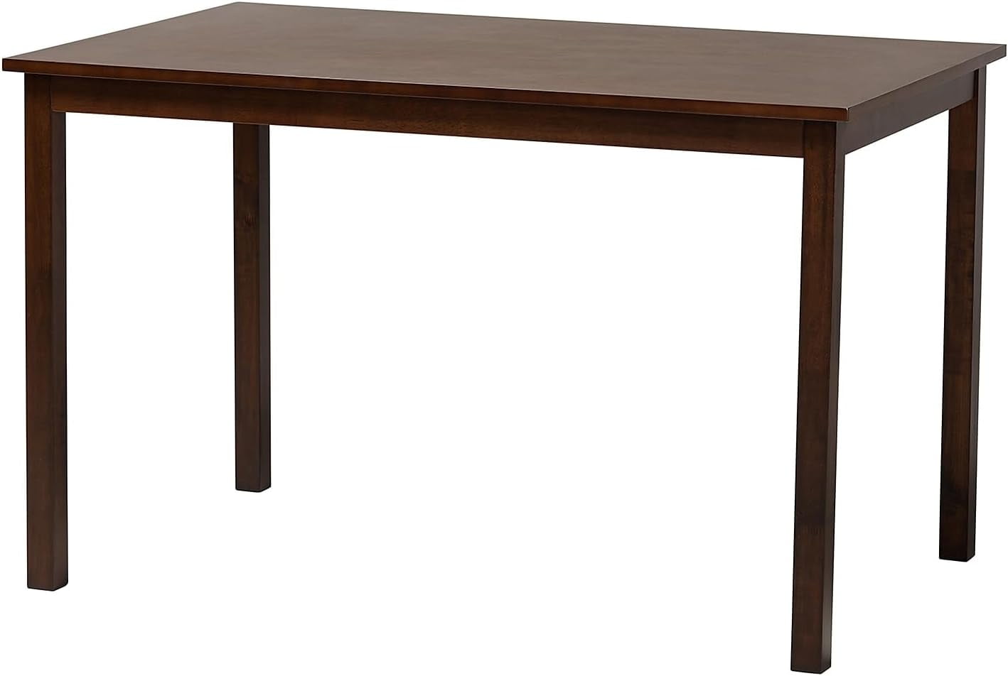 Contemporary Andrew Dark Brown Wooden Dining Table
