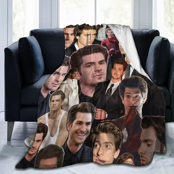 Andrew Garfield Blanket Bedding Fleece Blanket Soft Throw Blankets Lightweight Anti-Static Blanket - 3 Sizes