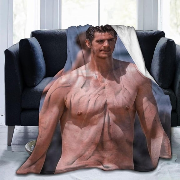 Andrew Garfield Blanket Bedding Fleece Blanket Soft Throw Blankets Lightweight Anti-Static Blanket - 3 Sizes