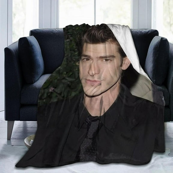 Andrew Garfield Blanket Bedding Fleece Blanket Soft Throw Blankets Lightweight Anti-Static Blanket - 3 Sizes