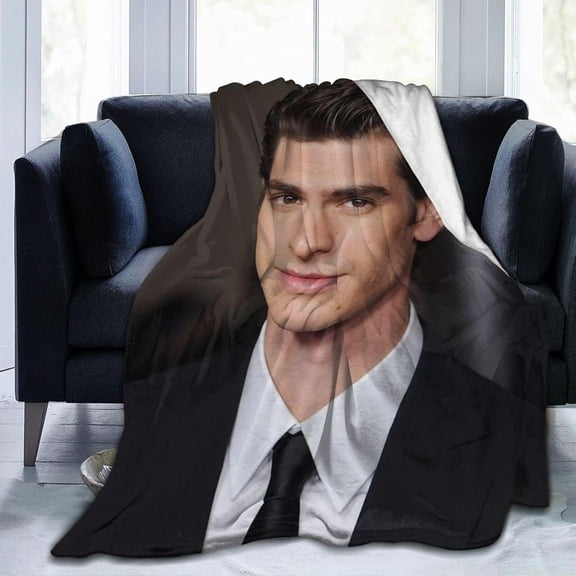 Andrew Garfield Blanket Bedding Fleece Blanket Soft Throw Blankets Lightweight Anti-Static Blanket - 3 Sizes