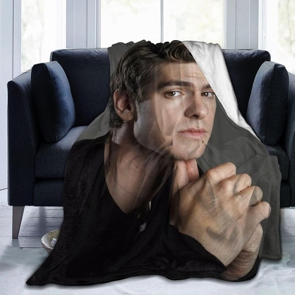 Andrew Garfield Blanket Bedding Fleece Blanket Soft Throw Blankets Lightweight Anti-Static Blanket - 3 Sizes