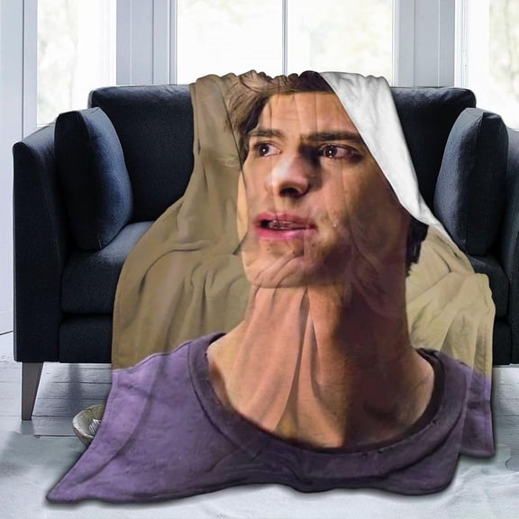 Andrew Garfield Blanket Bedding Fleece Blanket Soft Throw Blankets Lightweight Anti-Static Blanket - 3 Sizes