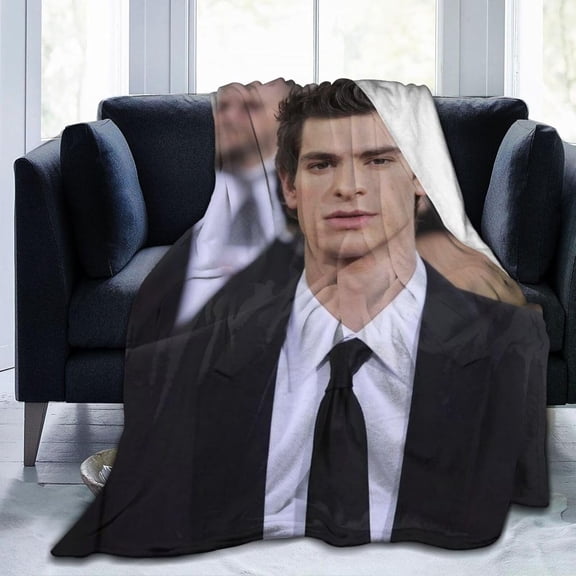 Andrew Garfield Blanket Bedding Fleece Blanket Soft Throw Blankets Lightweight Anti-Static Blanket - 3 Sizes