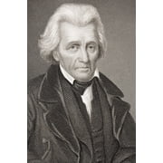 Andrew Jackson 1767 - 1845 7Th President Of The United States Of America From The Book Gallery Of Historical Portraits Published C1880 Canvas Art - Ken Welsh Design Pics 24 x 36