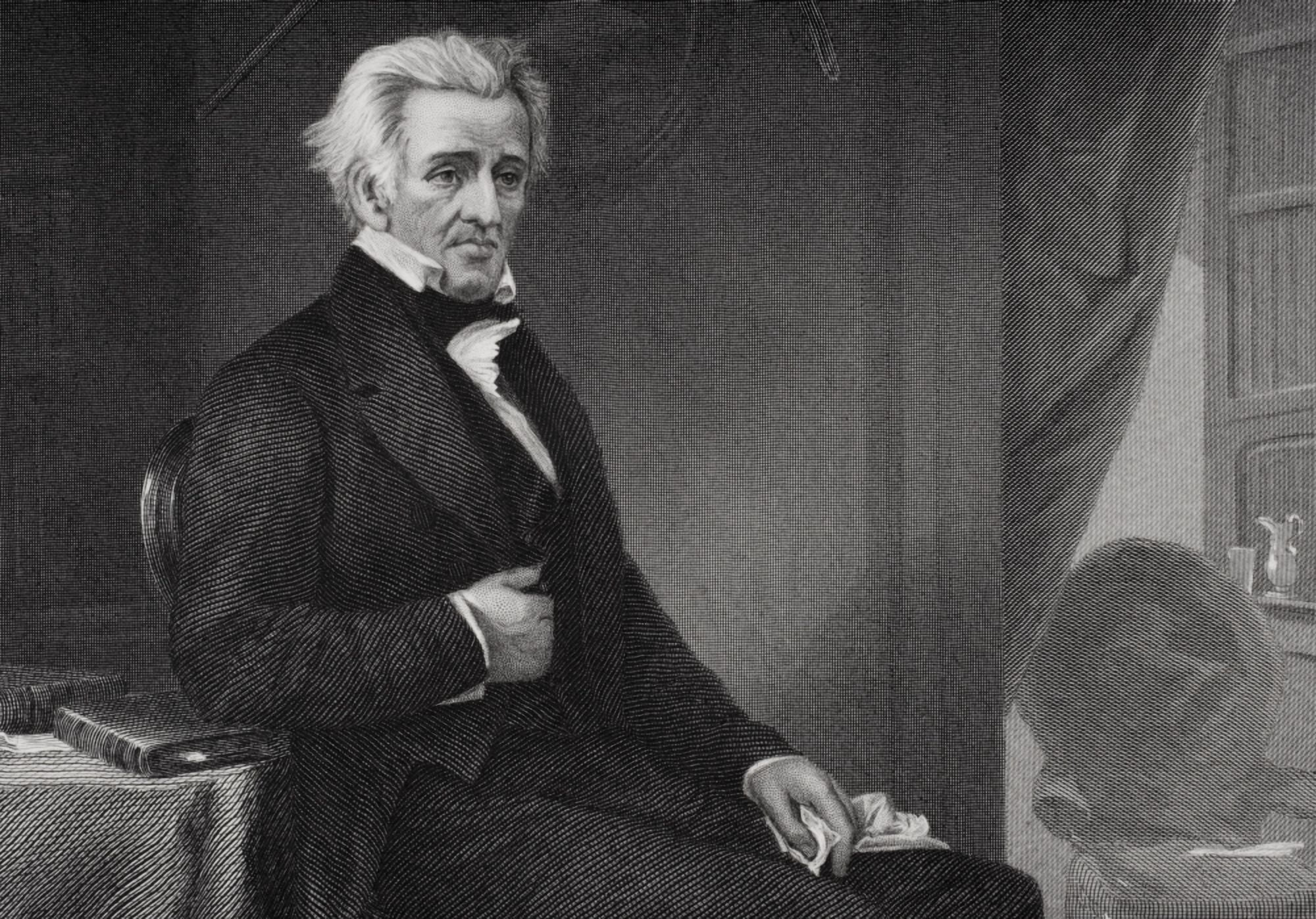 Andrew Jackson 1767 To 1845 7Th President Of The United States From Painting By Alonzo Chappel Canvas Art - Ken Welsh Design Pics (17 x 12)