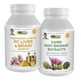 Andrew Lessman PC Liver & Brain Benefits + Liver AntiOxidant Extracts