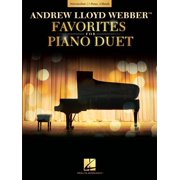 Andrew Lloyd Webber Favorites for Piano Duet Sheet Music Songbook for 1 Piano 4 Hands Early Intermediate Level 8 Musica, Paperback