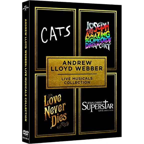 Andrew Lloyd Webber Musical Collection - 4-DVD Set ( Andrew Lloyd Webber: The Royal Albert Hall Celebration / Cats / Jesus Christ Superstar / Jos [ NON-USA FORMAT, PAL, Reg.2 Import - United Kingdom ]