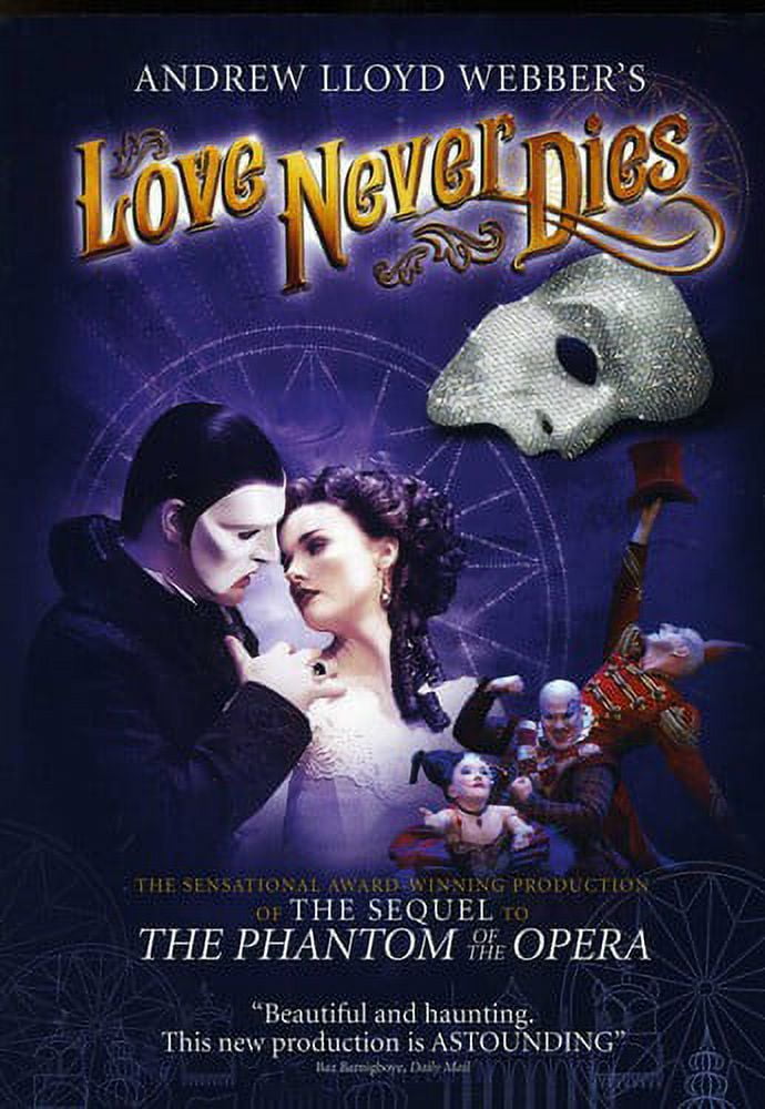 Andrew Lloyd Webber's Love Never Dies (dvd)