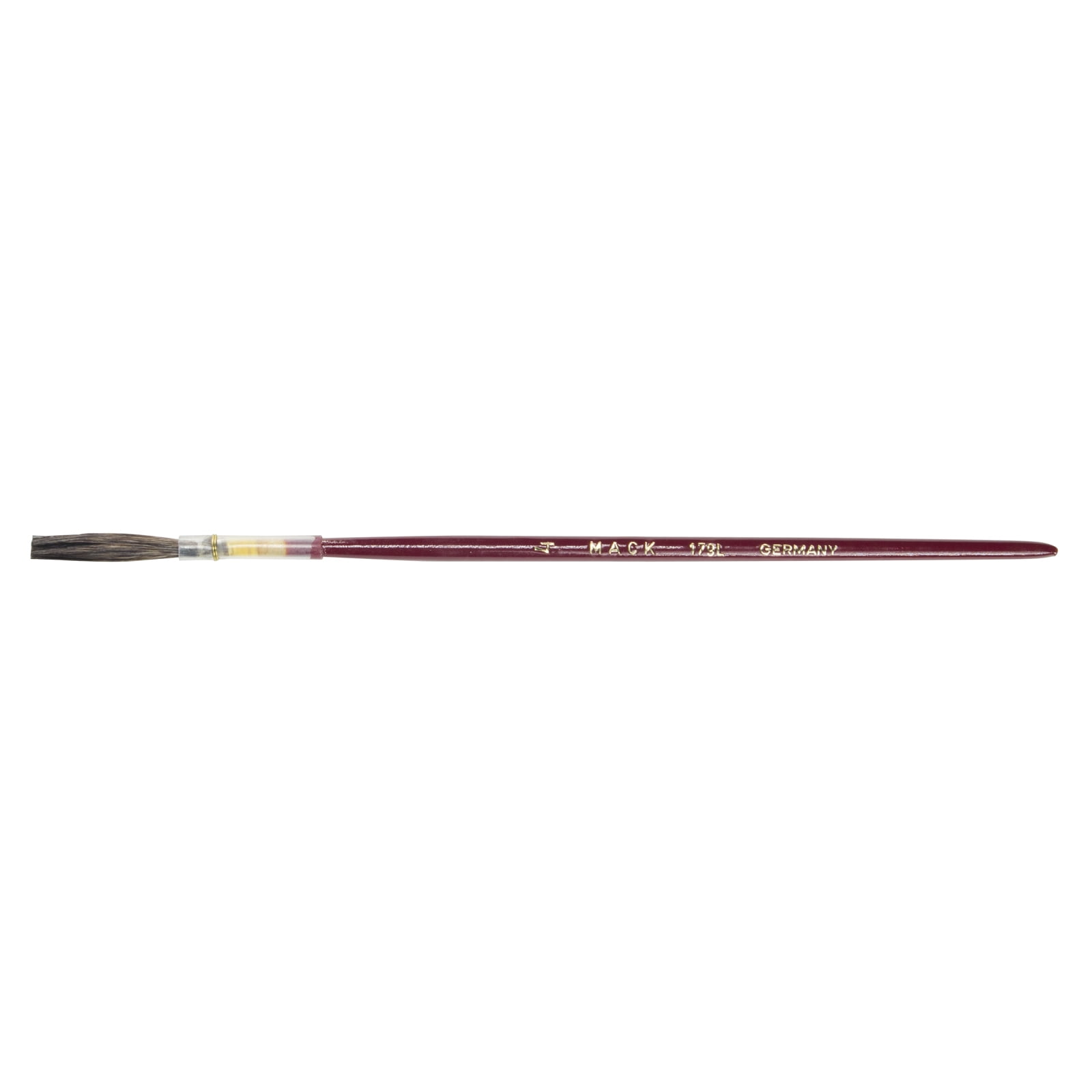 Andrew Mack Brown Kazan Squirrel Hair Lettering Quill Brush Series 179L Size 4