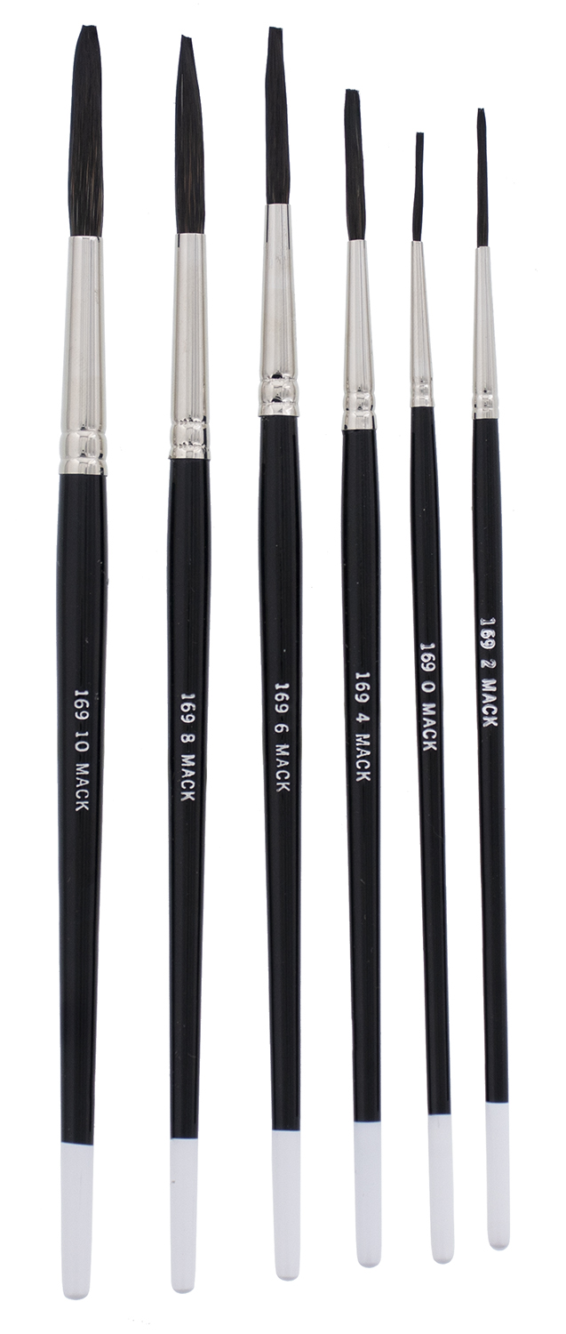 Princeton Brush Neptune Synthetic Squirrel Watercolor Brush, Quill, 6