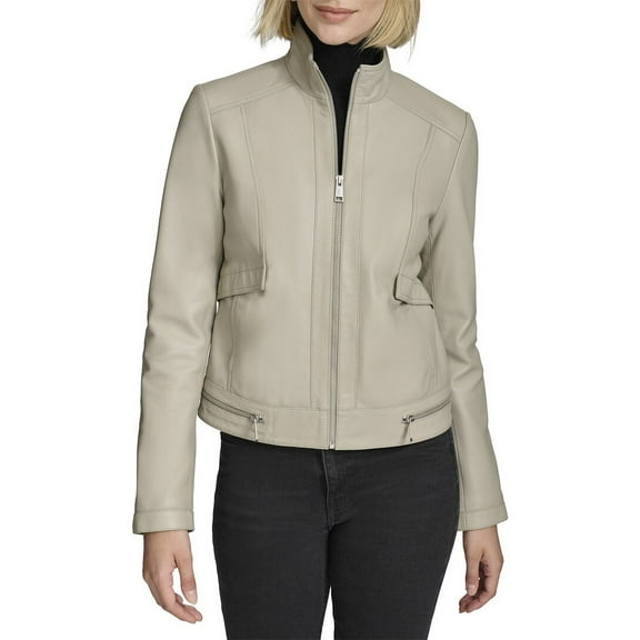 Andrew Marc womens  Rowan Leather Coat, l