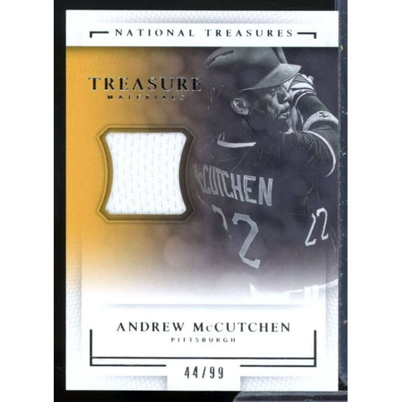 Andrew McCutchen Card 2016 National Treasures Treasure Materials #TMAM