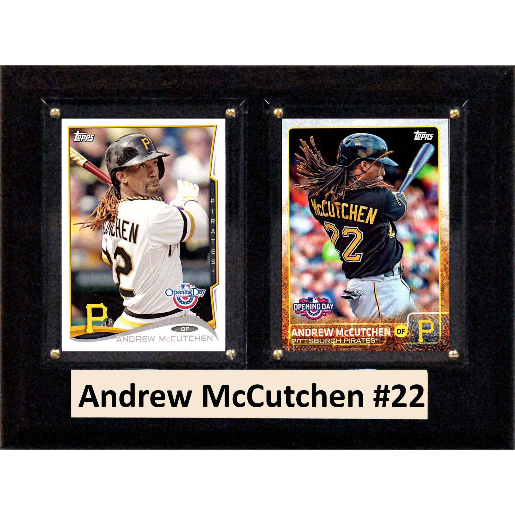MLB 4x6 Andrew McCutchen Pittsburgh Pirates Player Plaque - C