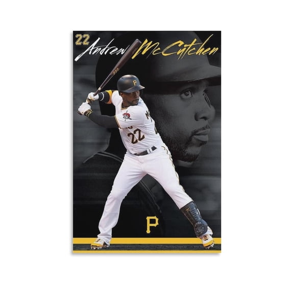 Andrew Mccutchen Baseball Poster Gifts Canvas Painting Poster Wall Art Decorative Picture Prints Modern Decor 12x18inch(30x45cm)