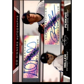 Andrew Miller/Glen Perkins B Card 2007 Topps Co-Signers Dual Autographs #MP