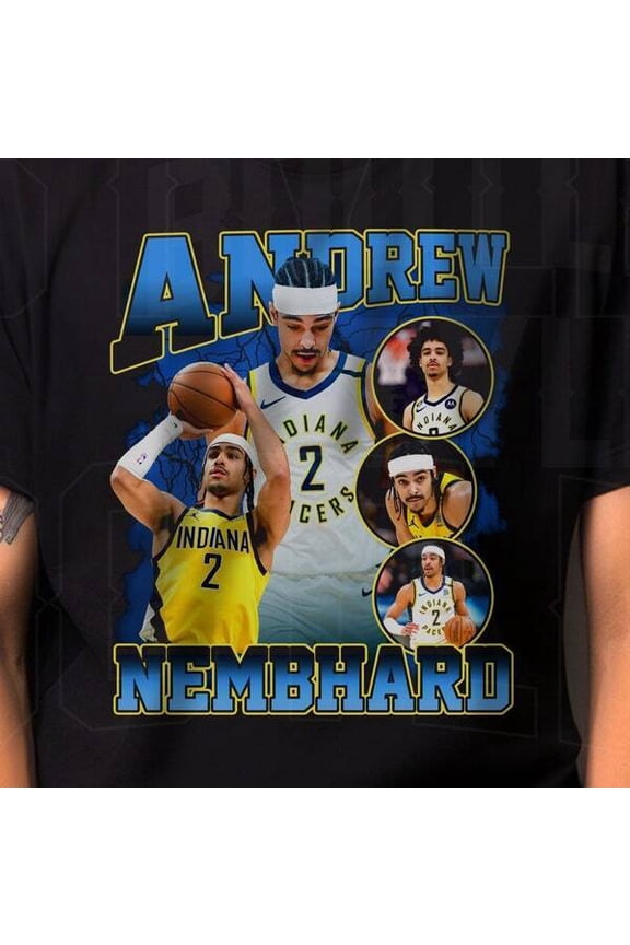 Andrew Nembhard Shirt 90s Bootleg Style Graphic Rap Tee for Men Women Vintage T-