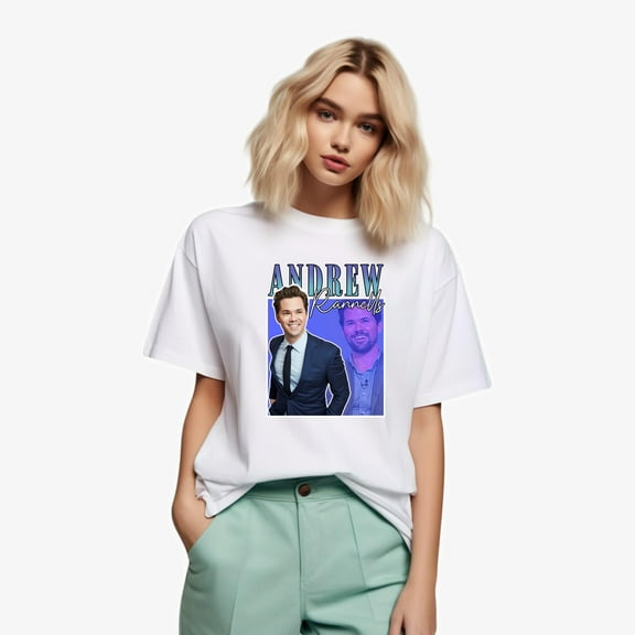 Andrew Rannells 90s Vintage Broadway Actor Girls T-Shirt, for men & women, up to size 5XL