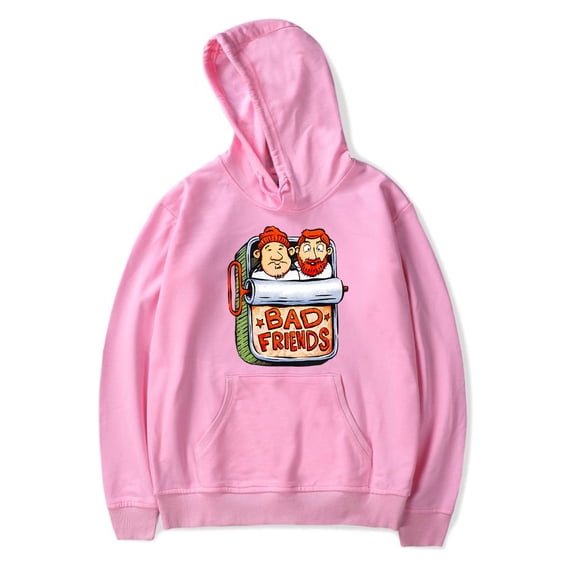 Andrew Santino Bad Friends Hoodie Merch For Men/Women Unisex Long Sleeve Sweatshirt Hooded Pullover Streetwear