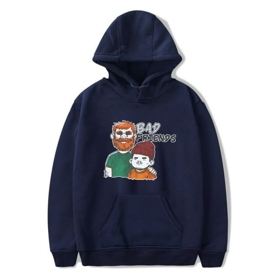 Andrew Santino Bad Friends Hoodie Merch Men/Women Unisex Long Sleeve Sweatshirt Hooded Pullover Fashion Streetwear