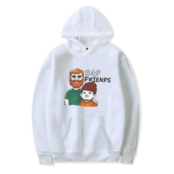 Andrew Santino Bad Friends Hoodie Merch Men/Women Unisex Long Sleeve Sweatshirt Hooded Pullover Fashion Streetwear
