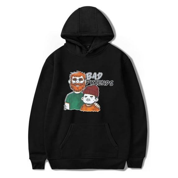 Andrew Santino Bad Friends Hoodie Merch Men/Women Unisex Long Sleeve Sweatshirt Hooded Pullover Fashion Streetwear