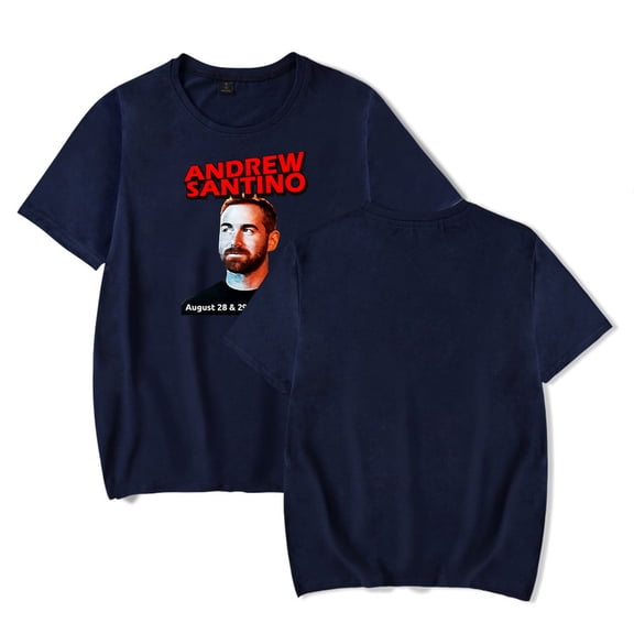 Andrew Santino T-Shirt Merch For Women/Men Unisex Summer Short Sleeve Tshirt Tee Hiphop Fashion Streetwear