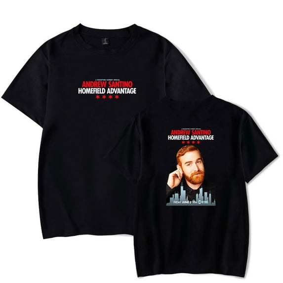 Andrew Santino T-Shirt Merch Women/Men Unisex Summer Short Sleeve Tshirt Hiphop Fashion Streetwear Top