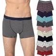 thumbnail image 1 of Andrew Scott 10 Pack of Men's Cotton - Stretch Boxer Briefs, 1 of 6