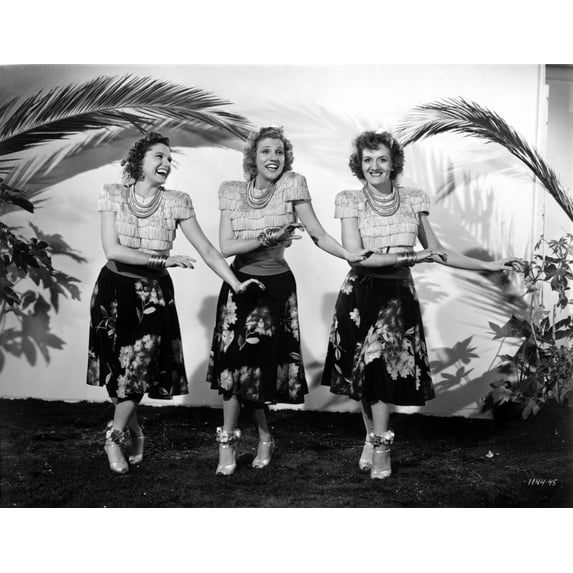 Andrew Sisters on Skirt Dancing Photo Print (24 x 30)
