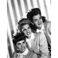 thumbnail image 1 of Andrew Sisters smiling and Looking Away in a Group Picture in Classic Photo Print (8 x 10), 1 of 1