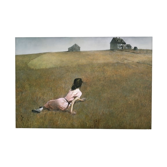 Andrew Wyeth Canvas Wall Art–Vintage Classic Wall Art with Pine Wood Framed,Home Decor,Elegant Artwork for Living Room Bedroom Home Decoration