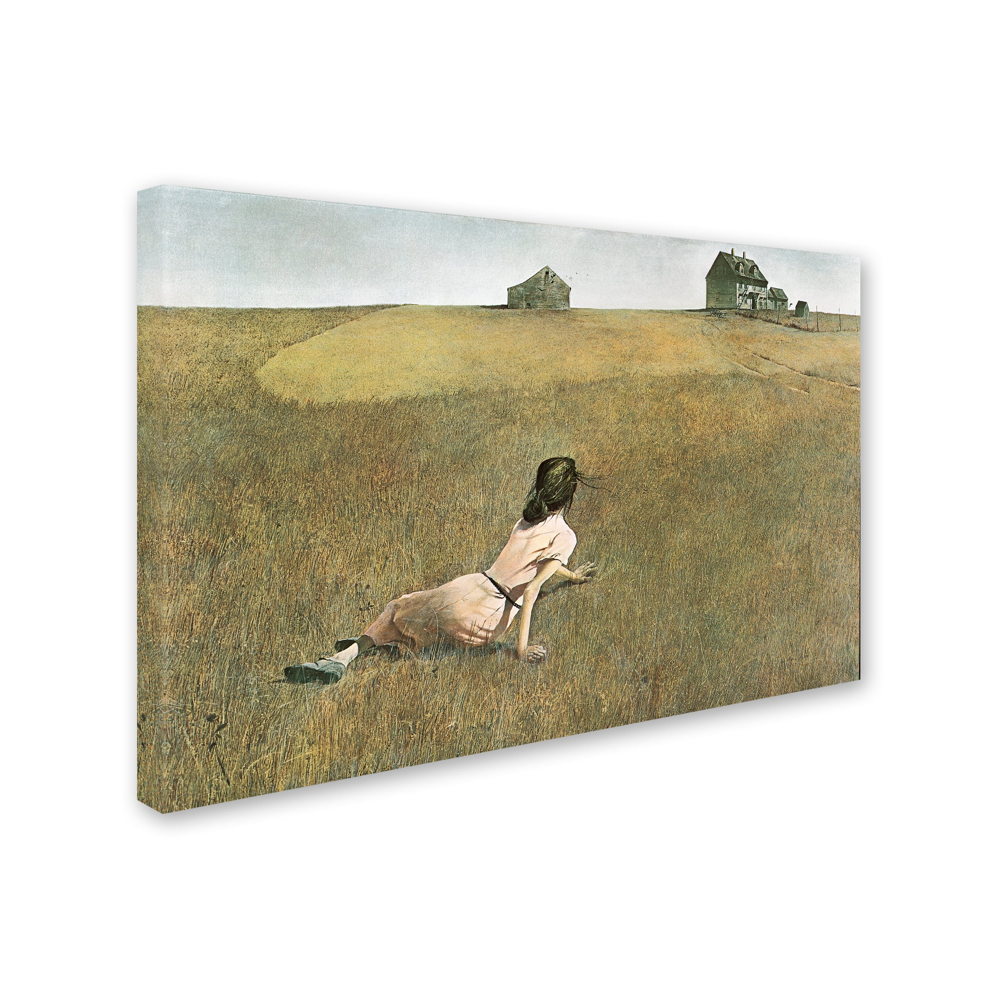 Trademark Fine Art -Andrew Wyeth 'Christina's World' Canvas Art - 12''x19''