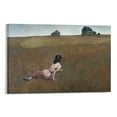thumbnail image 1 of Andrew Wyeth Christina's World Wall Art Prints Framed Paintings Canvas Wall Art Poster Decorative Bedroom Modern Home Print Picture Artworks Posters 24x36inch(60x90cm), 1 of 6