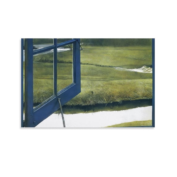Andrew Wyeth The Artist Painting (16) Painting On Canvas Wall Art Poster Scroll Picture Print Living Room Walls Decor Home Posters 12x18inch(30x45cm)