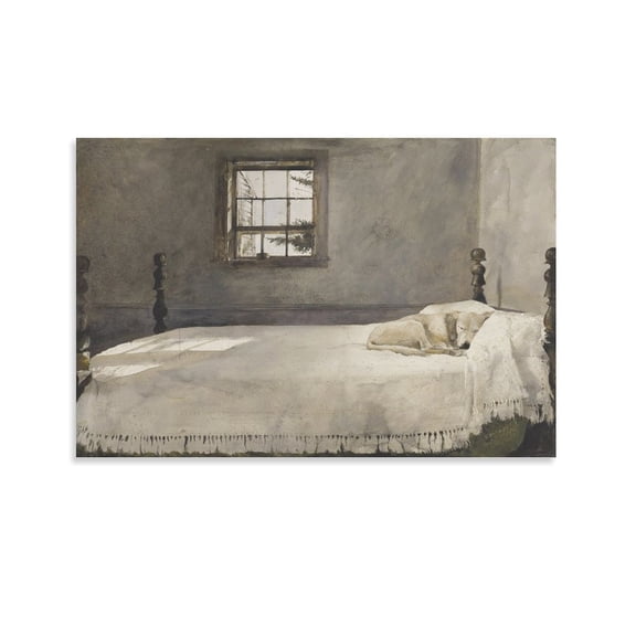Andrew Wyeth Master Bedroom Painting Art Poster Poster Cool Artworks Painting Wall Art Canvas Prints Hanging Picture Home Decor Posters Gift 12x18inch(30x45cm)