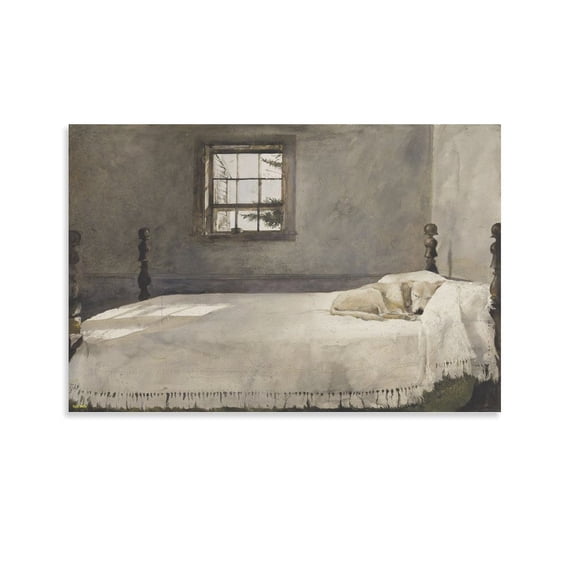 Andrew Wyeth Master Bedroom Prints Poster Canvas Art Poster and Wall Art Picture Print Modern Family bedroom Decor Posters 08x12inch(20x30cm)