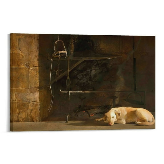 Andrew Wyeth Painting Ides of March Poster Canvas Poster Wall Art Picture Prints Hanging Photo Gift Decor Home Posters Artworks 20x30inch(50x75cm)