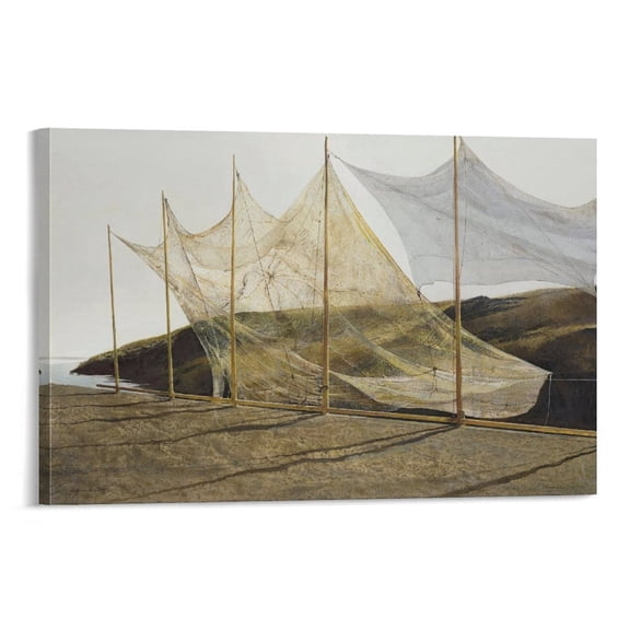 Andrew Wyeth Print Painting Pentecost Canvas Poster Posters Art Print Wall Photo Paint Poster Hanging Picture Family Bedroom Decor Gift 16x24inch(40x60cm)