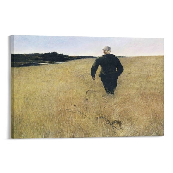 Andrew Wyeth Print Painting Turkey Pond Wall Art Poster Gifts Bedroom Prints Home Decor Hanging Picture Canvas Painting Posters 12x18inch(30x45cm)