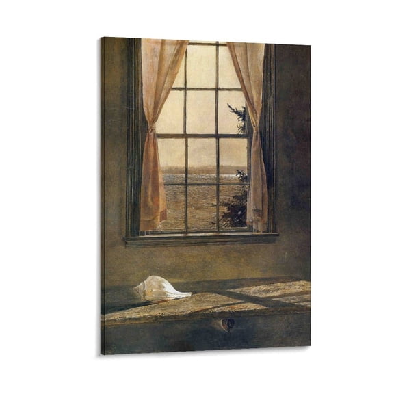 Andrew Wyeth The Window Painting Art Poster Gifts Canvas Painting Poster Wall Art Decorative Picture Prints Modern Decor 16x24inch(40x60cm)