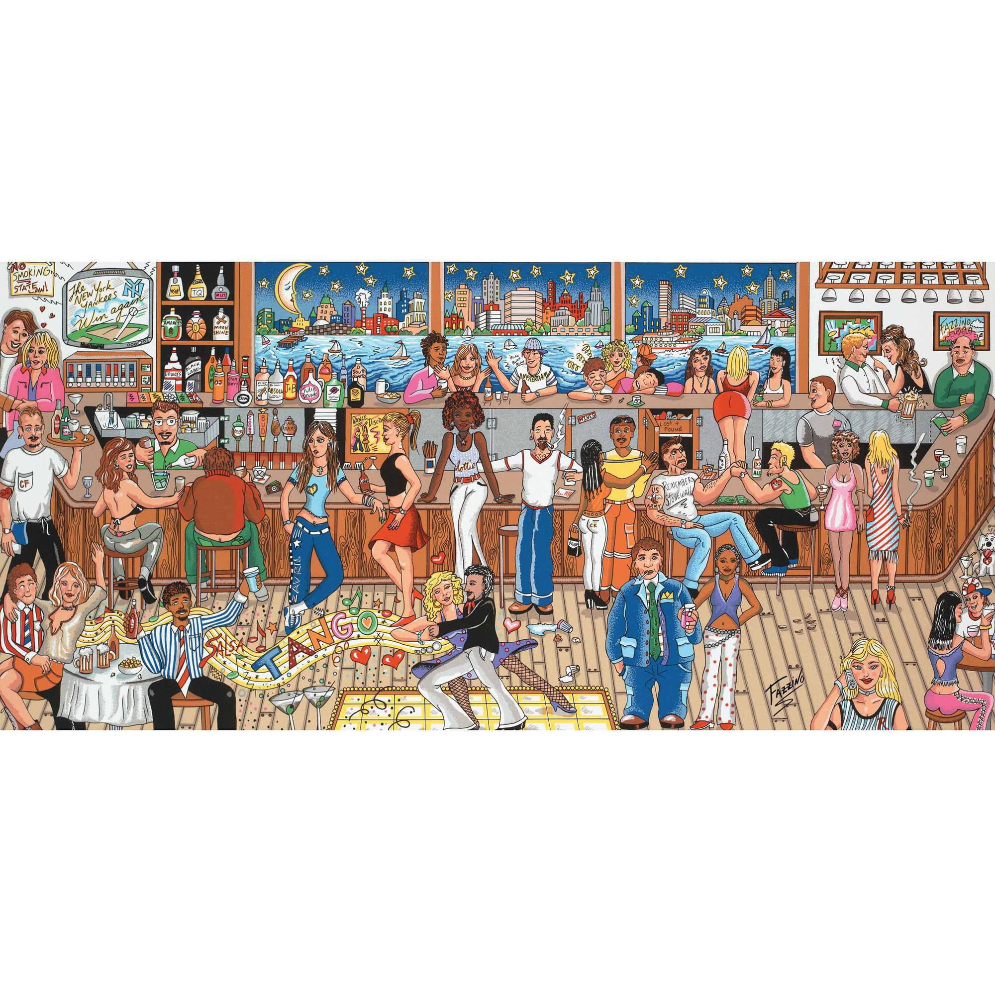 Andrews+Blaine 1,000Piece Manhattans, Martini's and Moonlight Puzzle