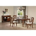 thumbnail image 1 of Andrews Butterfly Leaf Dining Table Set with Server - 6 Piece, 1 of 1