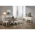thumbnail image 1 of Andrews Extendable Dining Set and Sideboard in Antique White/Chestnut Brown Wood, 1 of 4