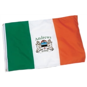 Andrews Irish Coat of Arms Flag - 3'x5' foot.